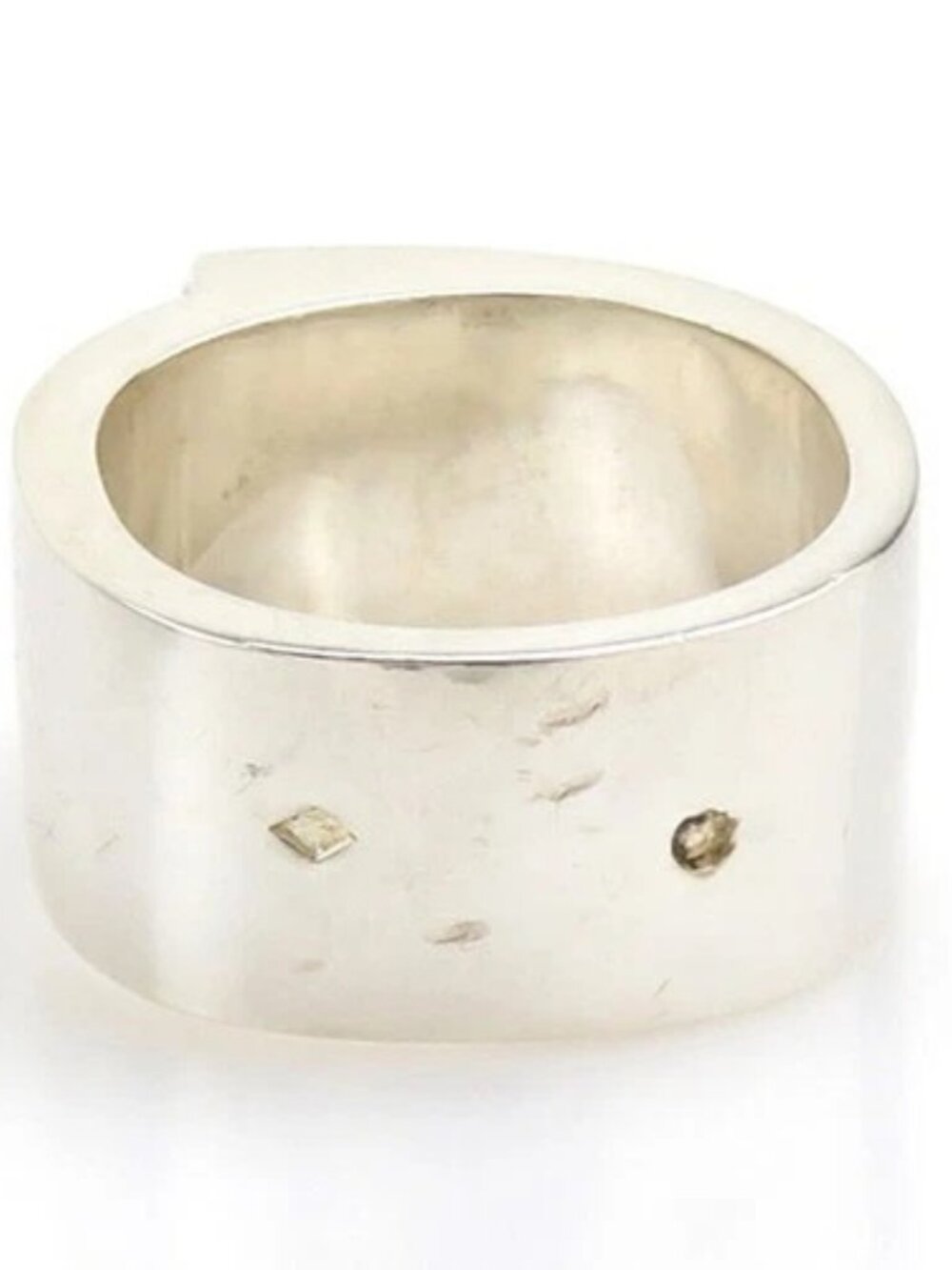 Auth HERMES Ring Silver/Orange Silver 925 - e60488a - Picture 4 of 11